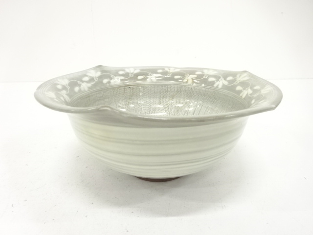  陶楽造　三島手　鉢